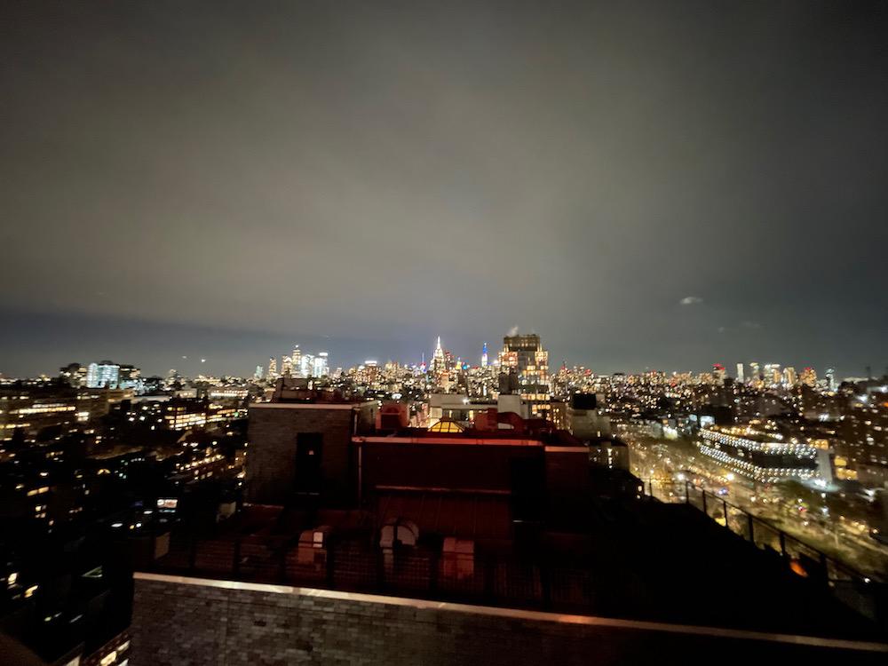 New York City skyline at night