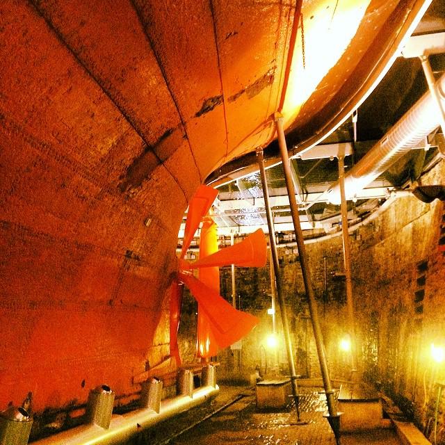 I got under a boat last night.