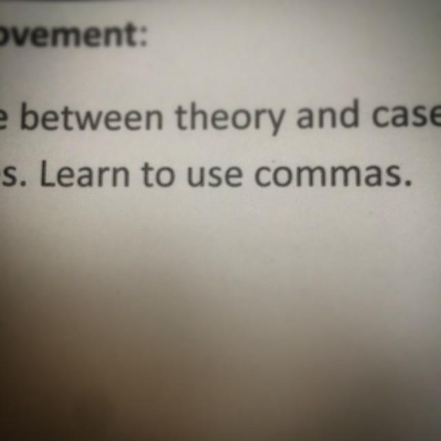 The final feedback of my degree. I think it all worked out.