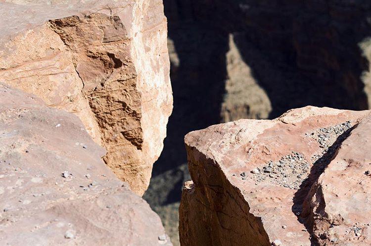 Watch your step cause if you slip off here you'll straight up fall in the fucking Grand Canyon and die.