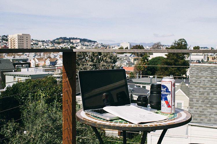 I'm definitely in my zone. Sorry about the hipster beer but it's legit the cheapest beer in town, ☀️🏙🍺