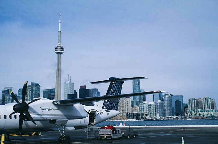 The plane we came in on. @lizziebump was not into the propeller situation.