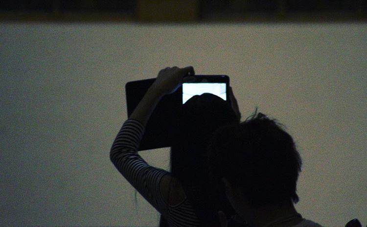 The Death of Ananias (1515) by Raphael. As seen thru iPad Air. 🔦