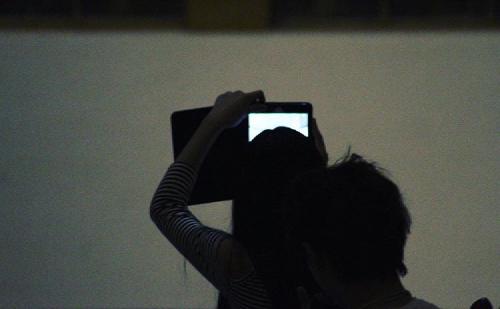 The Death of Ananias (1515) by Raphael. As seen thru iPad Air. 🔦