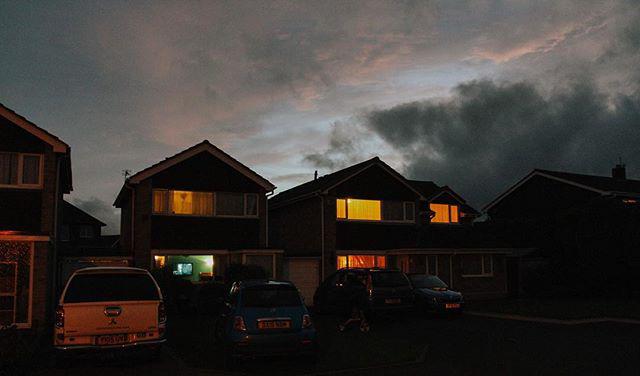 night. pumpkin pie autumn sky. ☁️