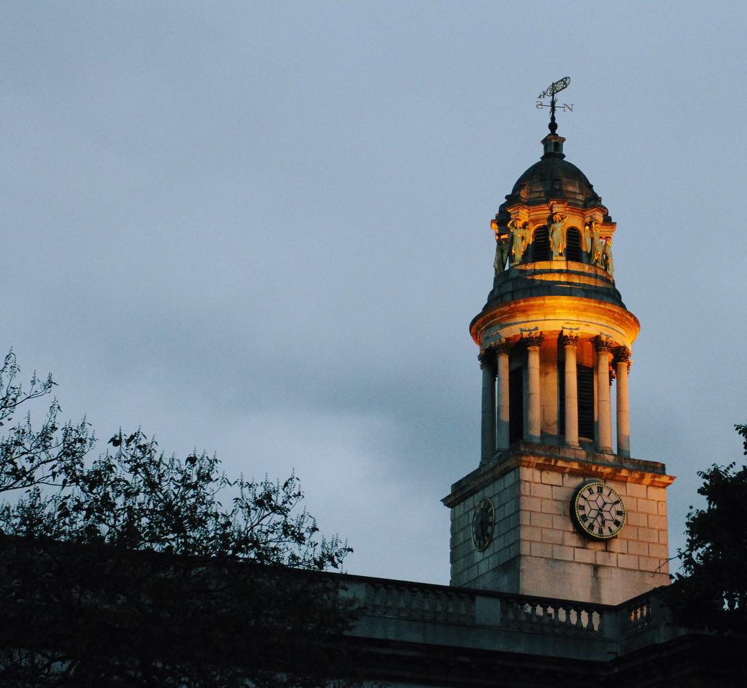 afternoon. goldlitechurchspire. 🌞