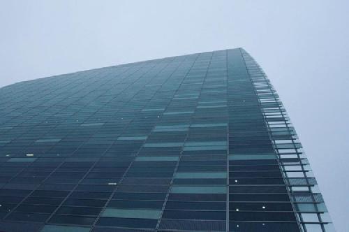 morning. chilly city.