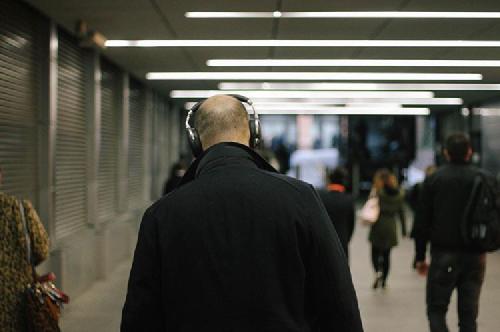 morning. cyberman's commute.