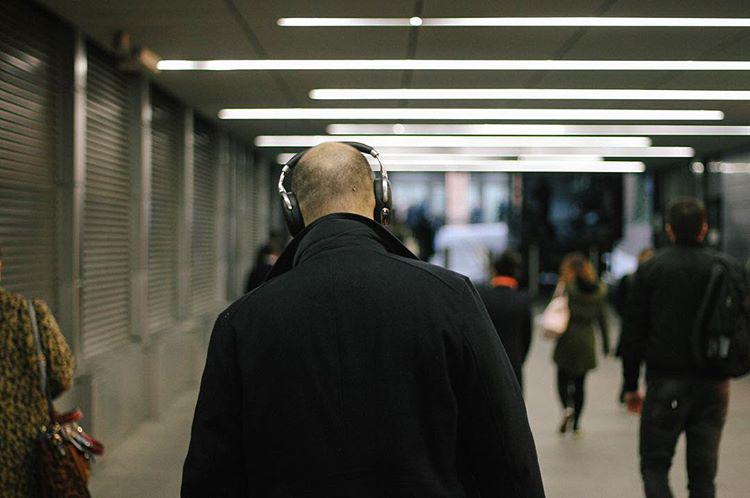 morning. cyberman's commute.