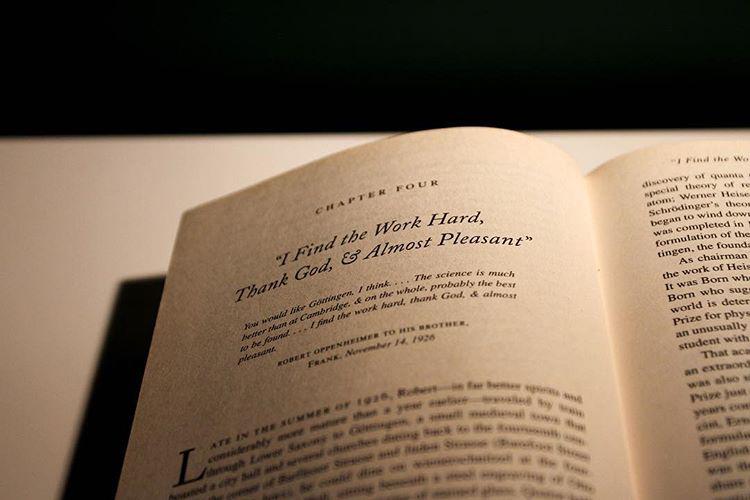 i find the work hard, thank god & almost pleasant