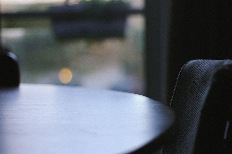 the morning hazies at the breakfast table