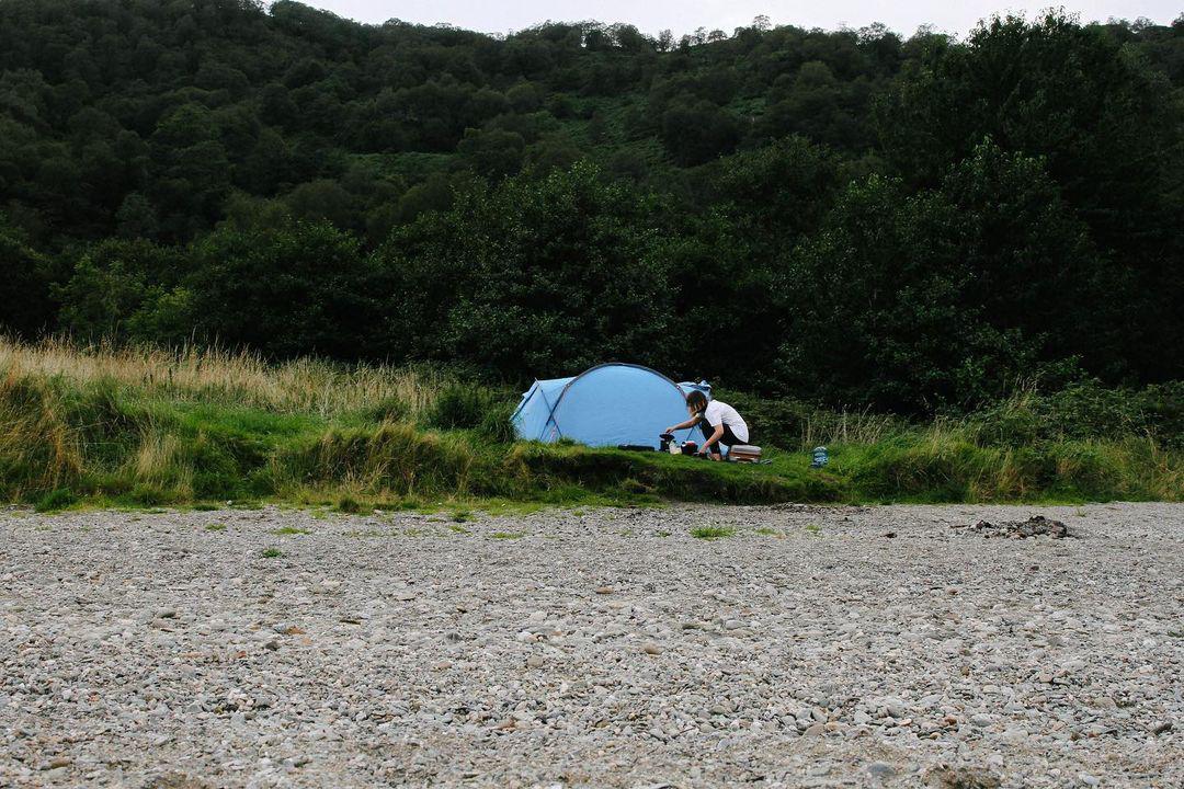 wild camping at loch lomond 🏕