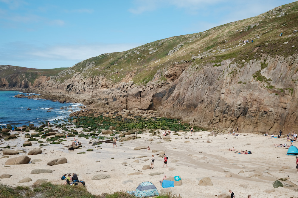 A cove full of tourists