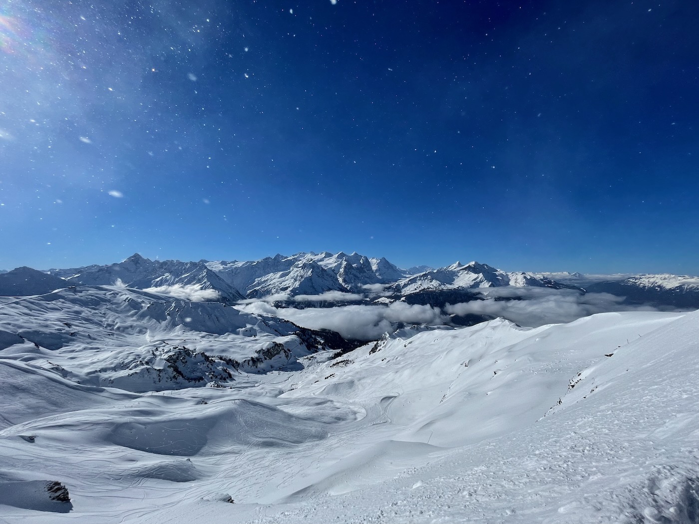 A mountain landscape