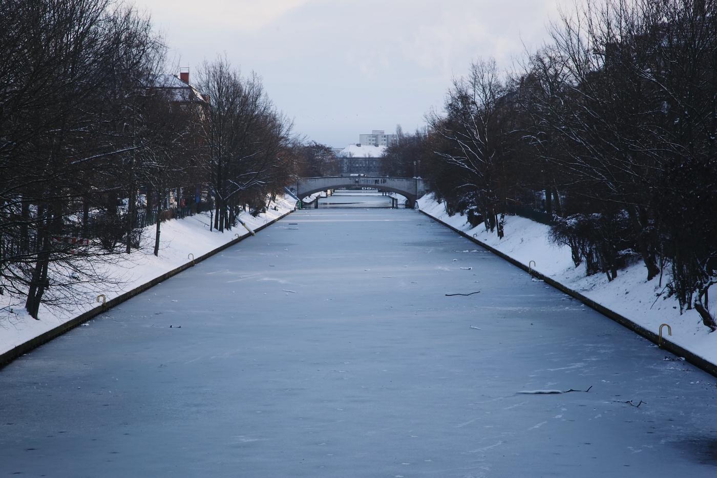 Iced over bridges