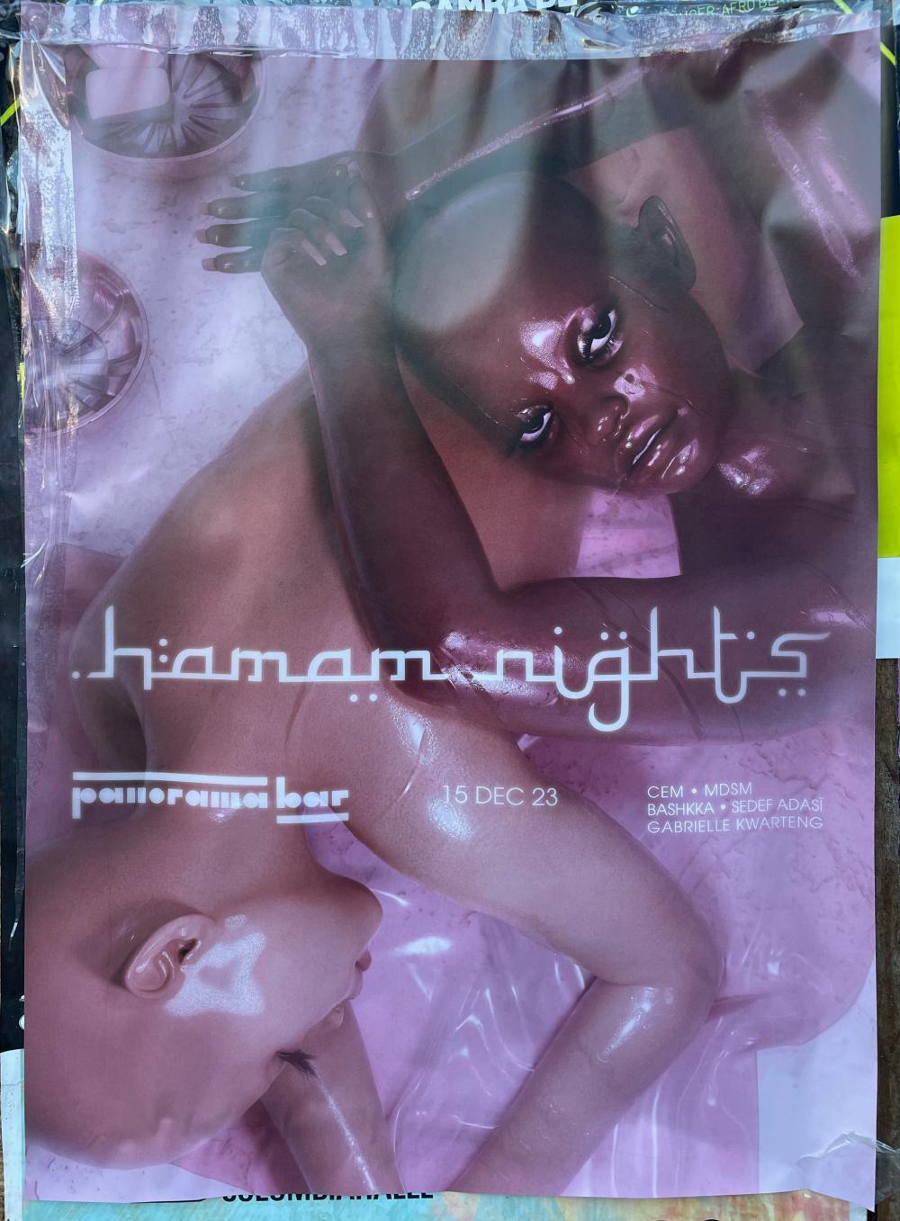 Hamam Nights at Panorama Bar. Hyperreal glossy Barbie dolls.